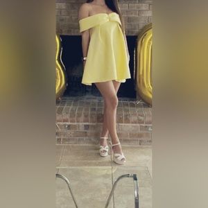 ASOS YELLOW DRESS